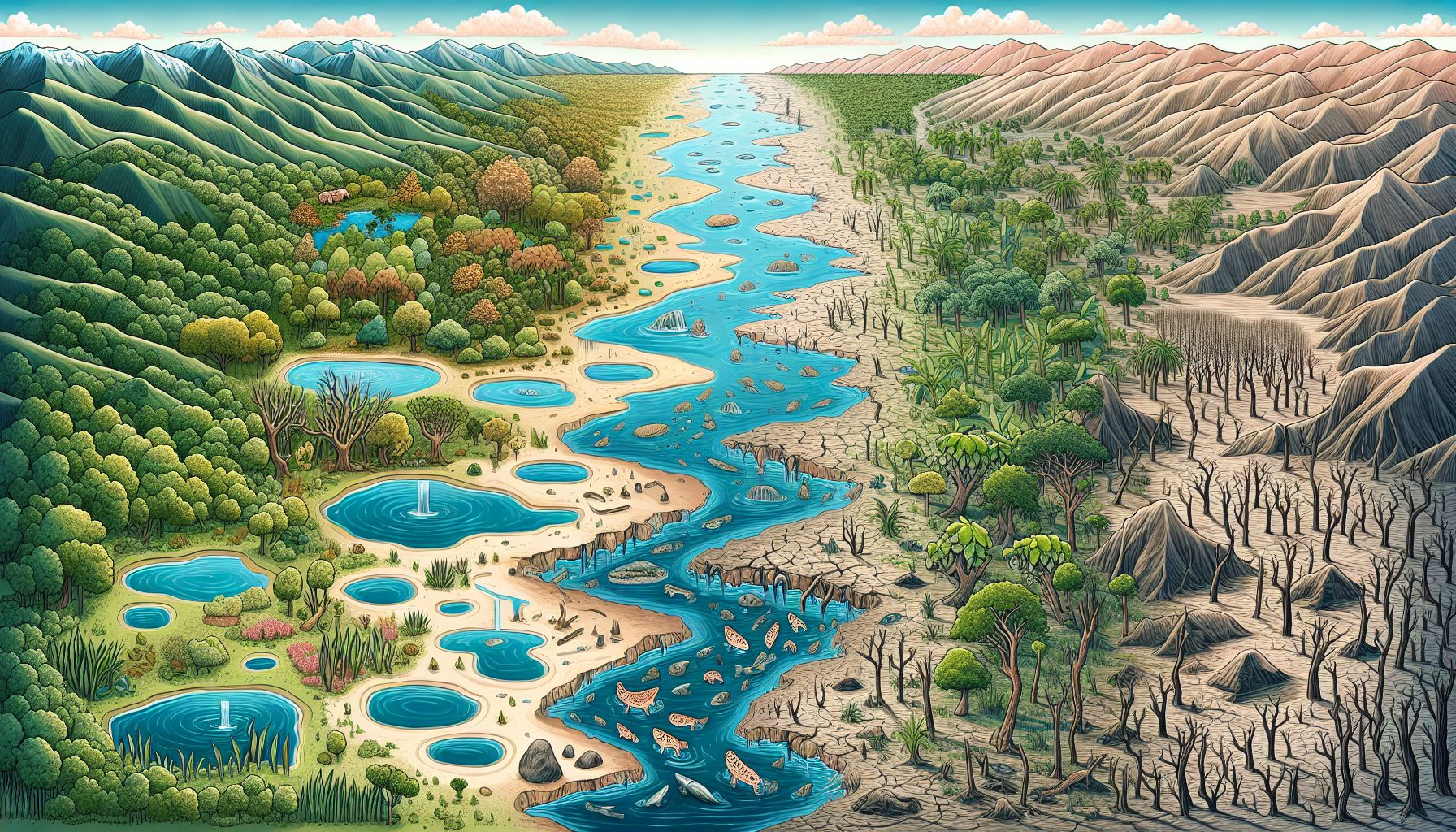 Impact of Climate Change on Global Water Resources