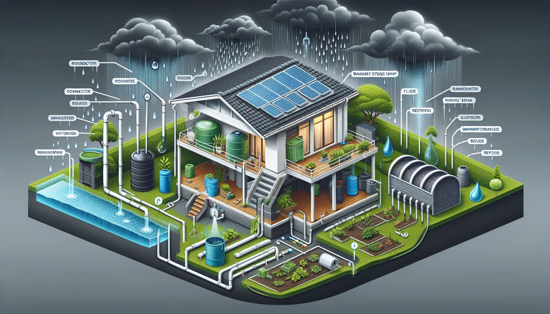 Rainwater Harvesting Techniques for Urban Households