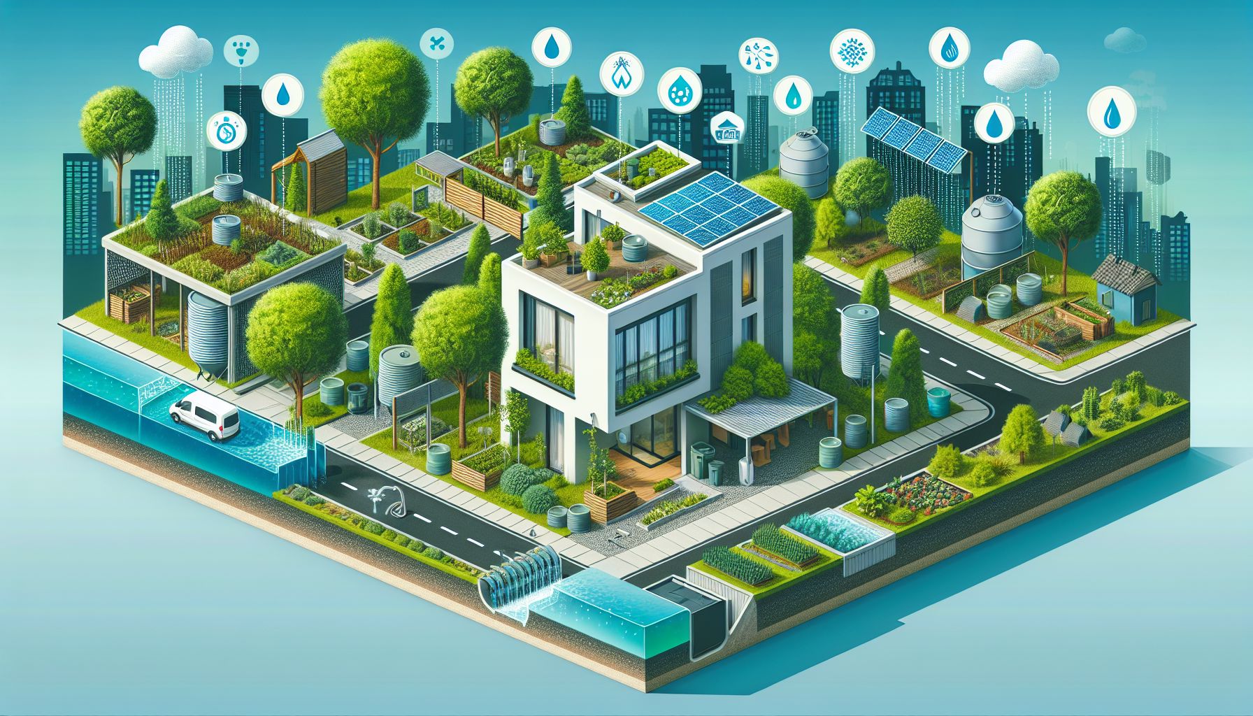 Rainwater Harvesting Techniques for Urban Households